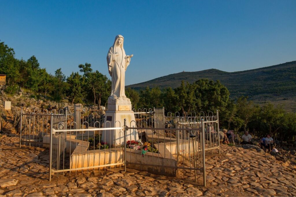 Apparition Hill Medjugorje Podbrdo pilgrimage walk